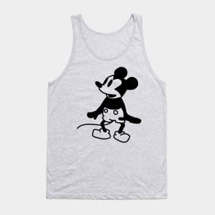 Cute Mouse in Steamboat Willie 1928 Tank Top